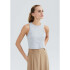 BLUSA SM FEM CINZA MESCLA