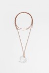 Collar espiral blanco