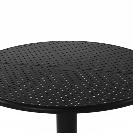 MESA REDONDA EXTERIOR DE POLIPROPILENO 80CM Mesa Redonda De Exterior 80CM Negro