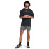 UA Tech 6in Mesh Shorts-GRN GRY-025