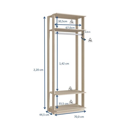 PLACARD MDP NATURAL-BEIGE ULTRECH 1008
