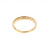Anillo doble Sin Fin-Oro bajo-Piedra zirconias-AN8018 conpiedra