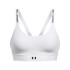 UA Infinity Mid 2.0 Bra-GRN WHT-100