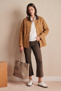 Sobrecamisa Garment Dyed Camel
