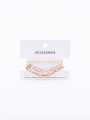 BRAZALETE SET X3 DORADO