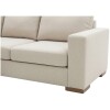 SOFA SHERLON 3 PUESTOS ROUND BEIGE 2PZS CD Unica