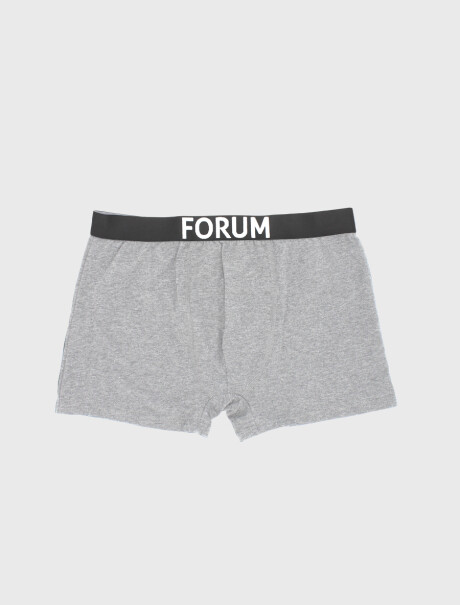 Boxer de Algodón Gris Claro