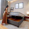 Cama baúl FLAT Gris - 2 PLAZAS