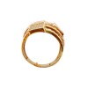 Anillo Tiras -Oro bajo-Piedra Zirconia-AN8216 conpiedra