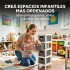 Cajonera Auxiliar Vintage Madera 4 Cajones Organiza Rústico Gris