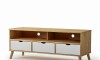 Rack 3 Cajones Madera - Linea Dublin Blanco