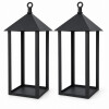 Pack de 2 farolas sin vidrio de 70 cm Pack de 2 farolas sin vidrio de 70 cm