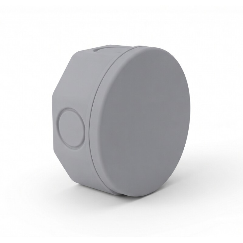 CAJA ESTANCO EXTERIOR Caja Estanco Exterior Redonda 8X5 cm IP44 Gris