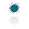 Dije Colgante Sol-Plata 925-Turquesa-CP3816 conpiedra