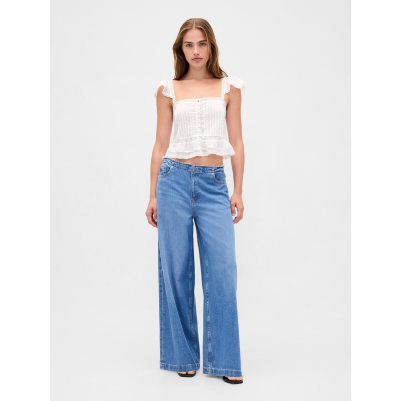 FLTR SLV SQ NK PEPLUM TOP NEW OFF WHITE
