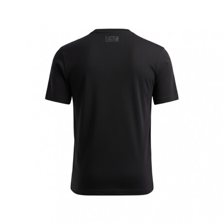 Short EA7 Emporio Armani Logo Series Sleeved Organic Cotton Black