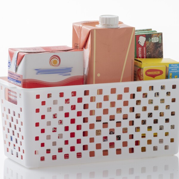 ORGANIZADOR QUADRATTA 27X12X12 CMS BLANCO BLANCO