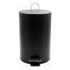 Papelera Metal 8L Negra N/a