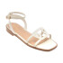 GREENGROVE GOLD LEATHER WHITE