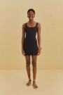 VESTIDO CORTO Negro