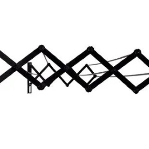TENDEDOR PLEGABLE DE PARED NEGRO 1 MT. NEGRO