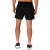 Short Running Silver 5In Hombre Performance Black
