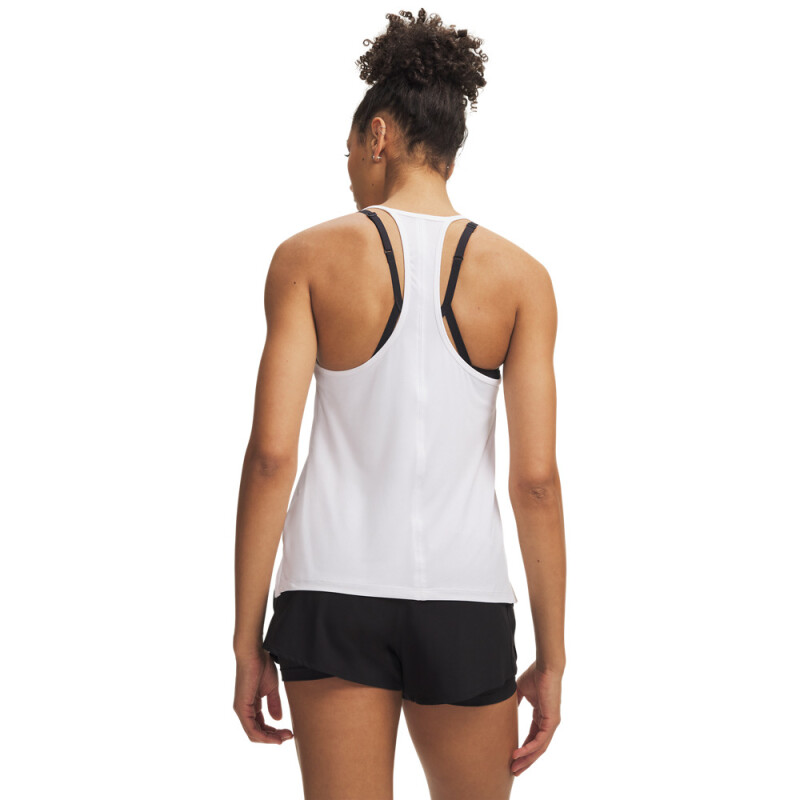 UA Vanish Racerback Tank-PNK WHT-100
