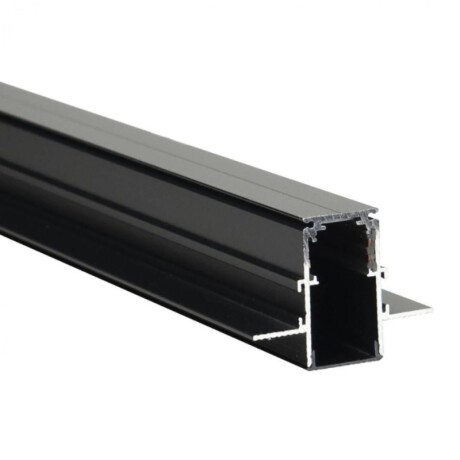 RIEL MAGNETICO PARA EMBUTIR 1M Riel Magnético G2 Embutir 1 Metro Negro