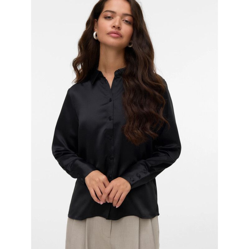 VMMERLE LS SHIRT WVN GA NOOS BLACK