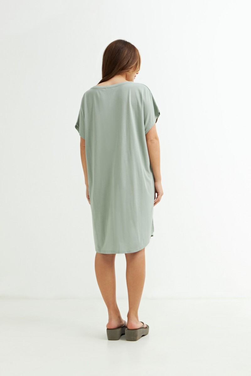 Vestido estampado VERDE