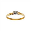 Anillo Solitario-Oro bajo-Piedra Zirconia-AN8086 conpiedra
