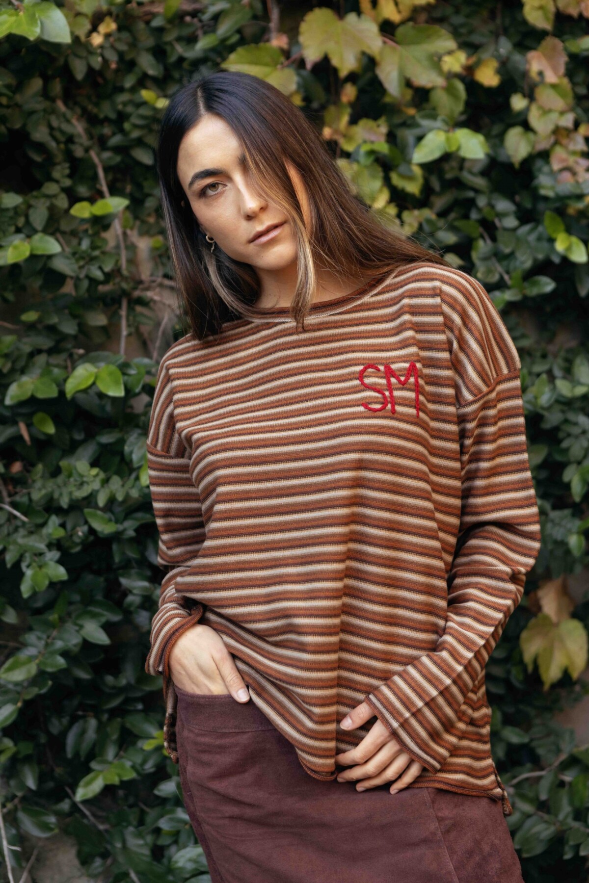 Street T-shirt Camel