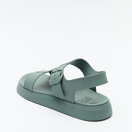 SANDALIA ROMANIKA Verde Grisáceo