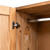 Ropero Madera Maciza 4 Puertas 3 Cajones Natural Ropero Madera Maciza 4 Puertas 3 Cajones Natural