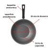 WOK LORETO 28CM BORDEAUX - 20395/728 WOK LORETO 28CM BORDEAUX - 20395/728