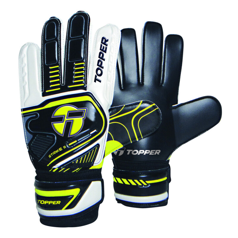 GUANTES LUVA TOPPER STRIKE II NEGRO BLANCO