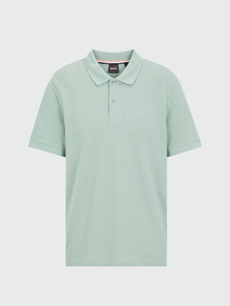 BOSS - Polo Jersery Pallas Verde claro