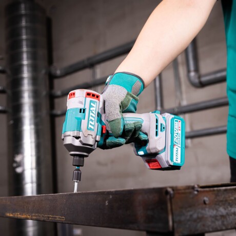 Atornillador De Impacto 1/4" Inalámbrico 20v - Doble Batería + Maletín Atornillador De Impacto 1/4" Inalámbrico 20v - Doble Batería + Maletín