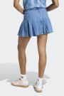 FALDA PLISADA DE TEJIDO DENIM Denim