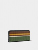 Cartera De Punto Con Rayas L multicolor