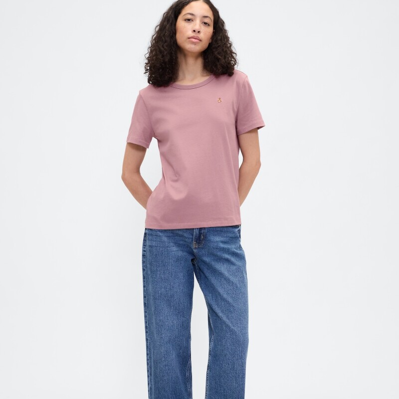 FRCH SS ORG VINTAGE BRANNAN TEE WISPY MAUVE 902