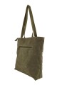 Bolso Tote de Lona Casual Verde