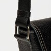 Mini bag Juliette en cuero graneado Negro