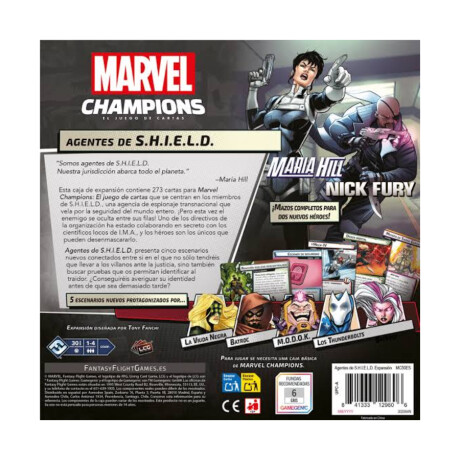 Marvel Champions - Agentes De S.H.I.E.L.D. (Expansión) Marvel Champions - Agentes De S.H.I.E.L.D. (Expansión)