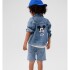 V-DIS EMB DNM JKT MEDIUM WASH