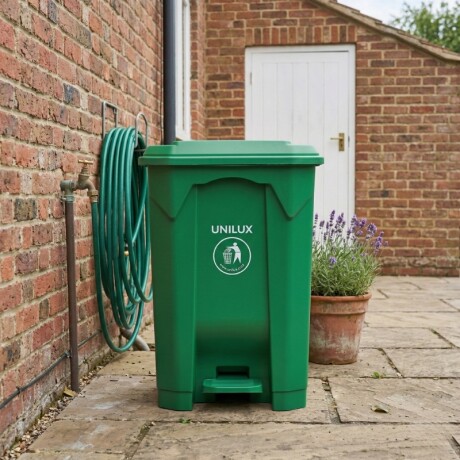 CONTENEDOR DE BASURA 80 LITROS Contenedor de Basura 80 Litros Verde