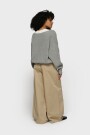 WIDE PANTS TWILL Beige