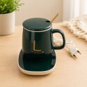 TAZA DE LOSA CON CALENTADOR ELECTRICA Y CUCHARA TAZA DE LOSA CON CALENTADOR ELECTRICA Y CUCHARA