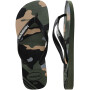 Sandalias Havaianas Top Camu FC Hombre Verde Oliva/Negro
