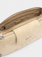 Bolso Bandolera Doble Efecto Piel taupe